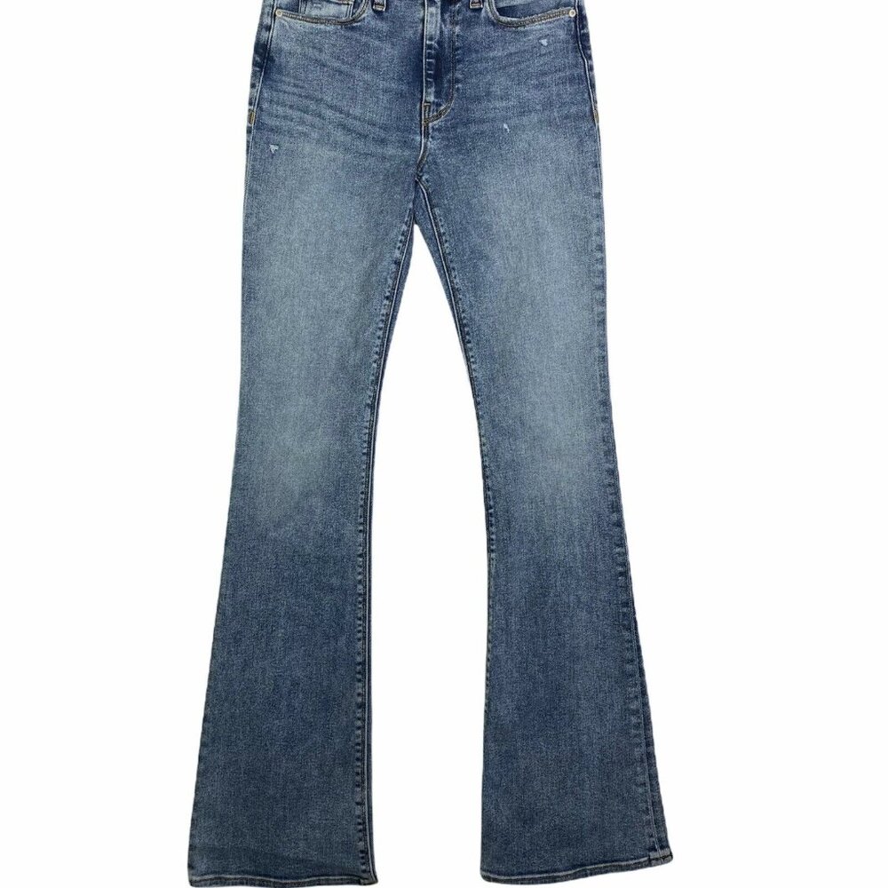 Hudson Los Angeles Womens Blue Barbara High Waist Bootcut Denim Jeans Size 25